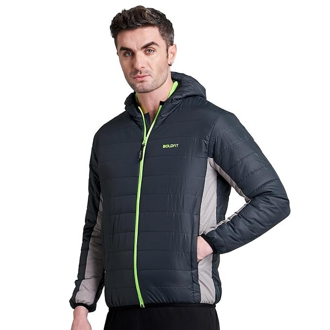 Boldfit jackets for Men Stylish Latest Puffer winter Jacket