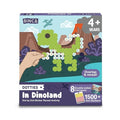 Binca Dotties Dot Art Activity Kit 1500+ Stickers 8 Dinosaurs DIY Dot Sticker Art Ages 4,5,6,7
