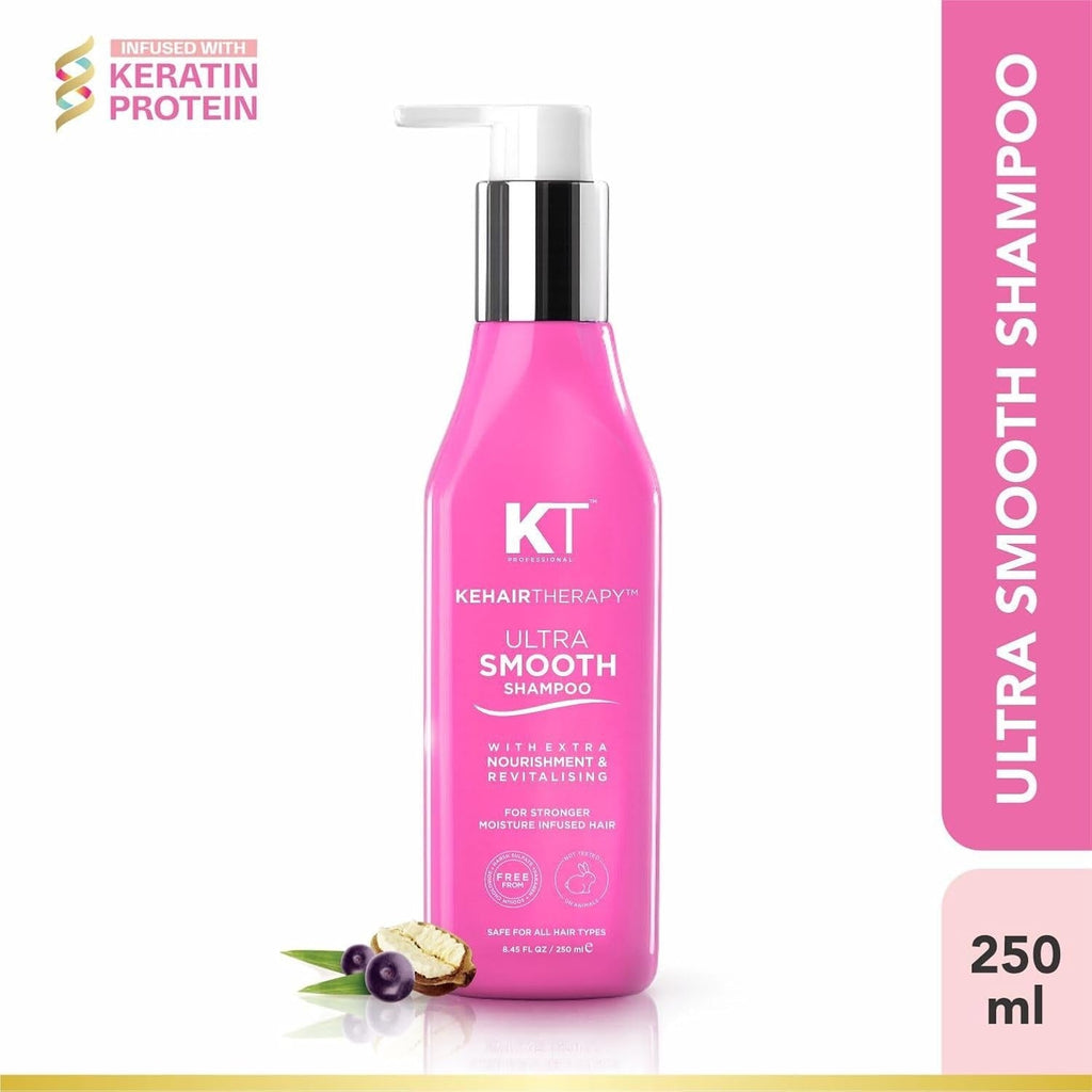 KT Professsional Keratin Protein Ultra Smooth Shampoo Extra Nourishment & Moisturization - 250 ml
