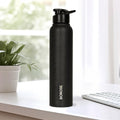 Borosil Cosmo Stainless Steel Single Wall Bottle Black 1L