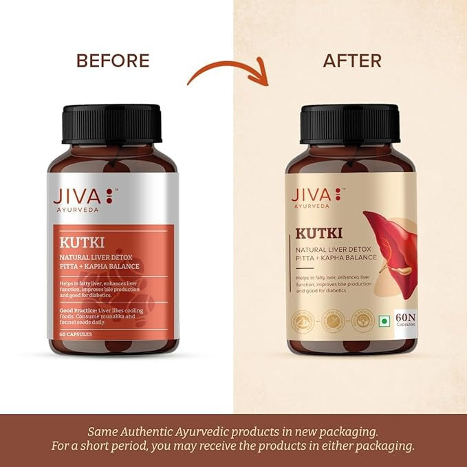 Jiva Ayurveda Kutki Capsules - 60 Caps