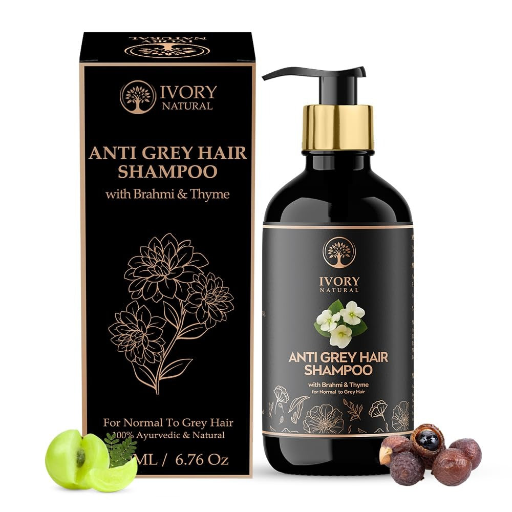 Ivory Natural Anti Grey Hair Shampoo - 200 ml