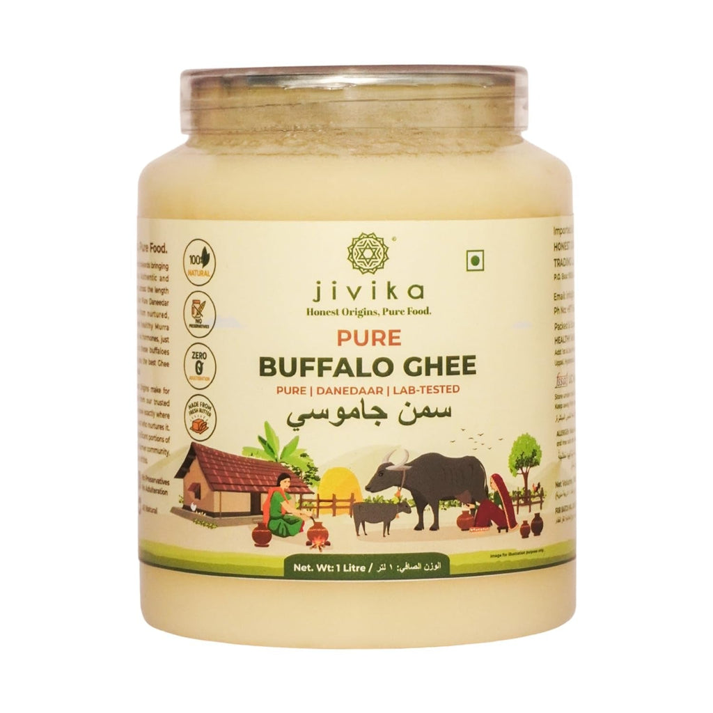 Jivika A2 Desi Buffalo Ghee - 1000 ml
