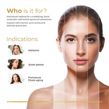 Brinton UV Doux Gold Silicone Sunscreen Gel SPF 50 PA+++, UVA/UVB protection With Vitamin C & E