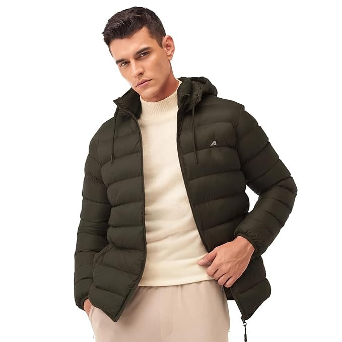 Boldfit Jacket For Men Winter Wear Nylon Winter Standard Length Jacket