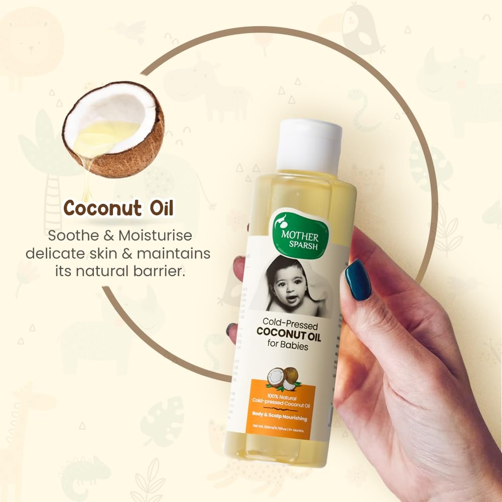 Mother Sparsh Cold Pressed Virgin Coconut Oil - 200 ml