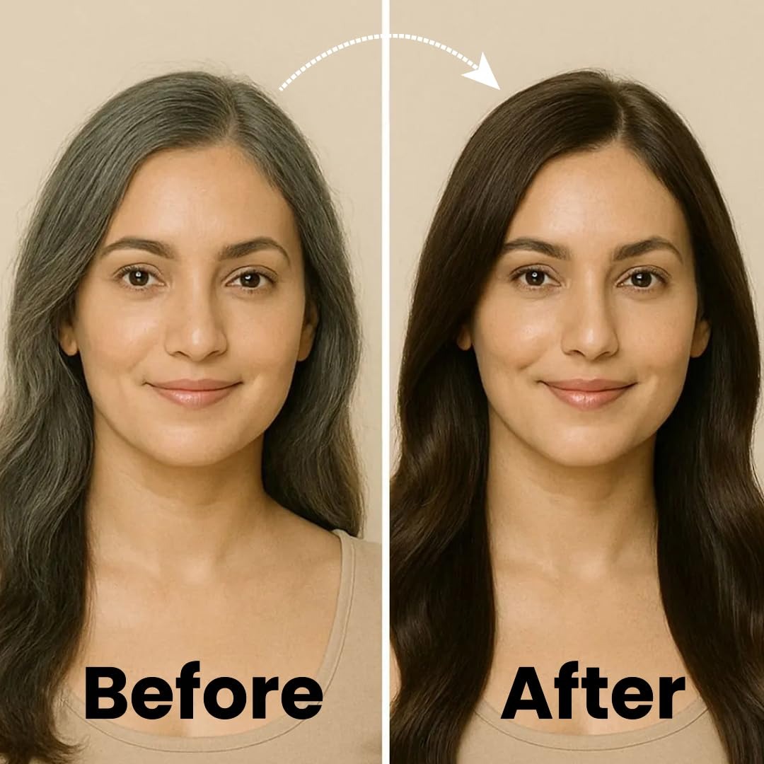 The Wellness Shop Instant Brown Hair Color Shampoo - 75 ml