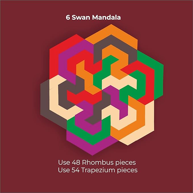 Pelikas Toyz Magnalogix Mandala Art for Beginners, Puzzle Game, Mosaic Art Kit, Gift for Boys Girls 8-12 Years, Magnetic Puzzles Mosaic Mandala