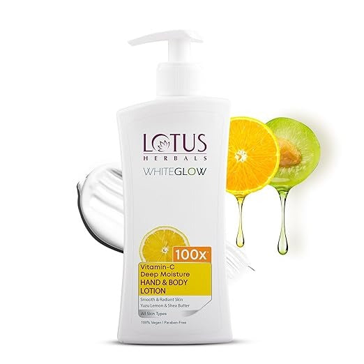 Lotus Herbals WhiteGlow Vitamin C Deep Moisture Hand & Body Lotion
