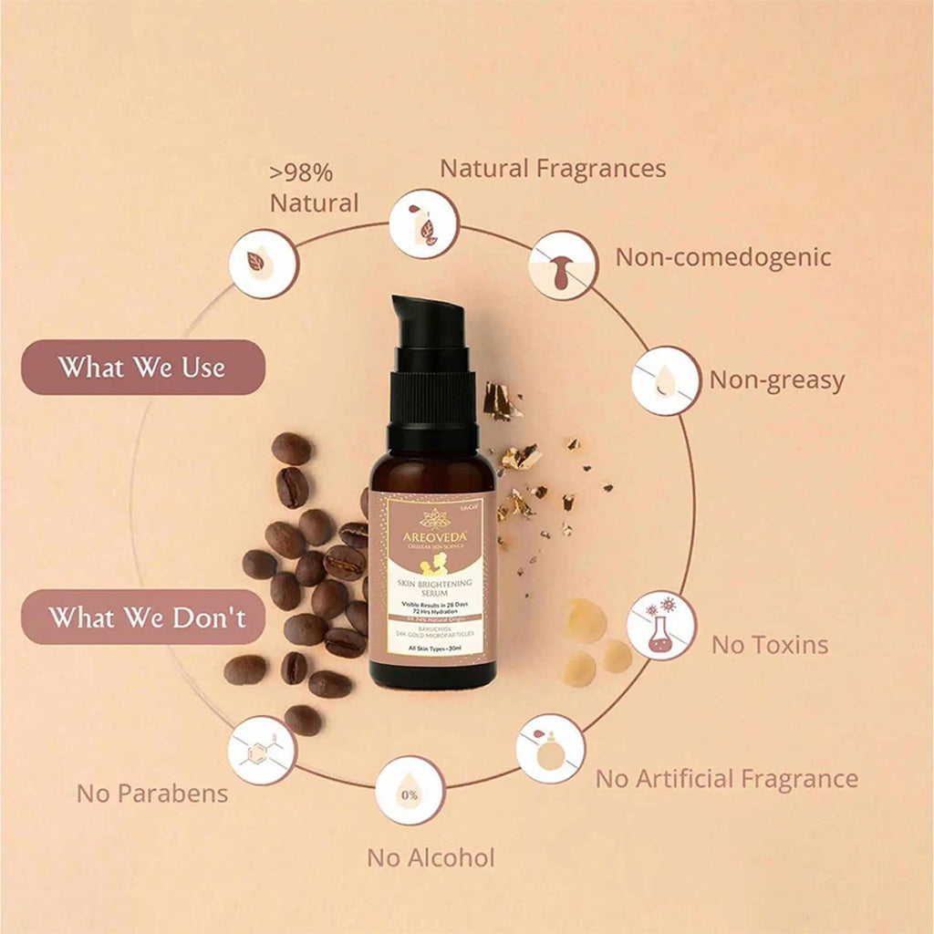 AreoVeda Skin Brightening Serum - 30 ml