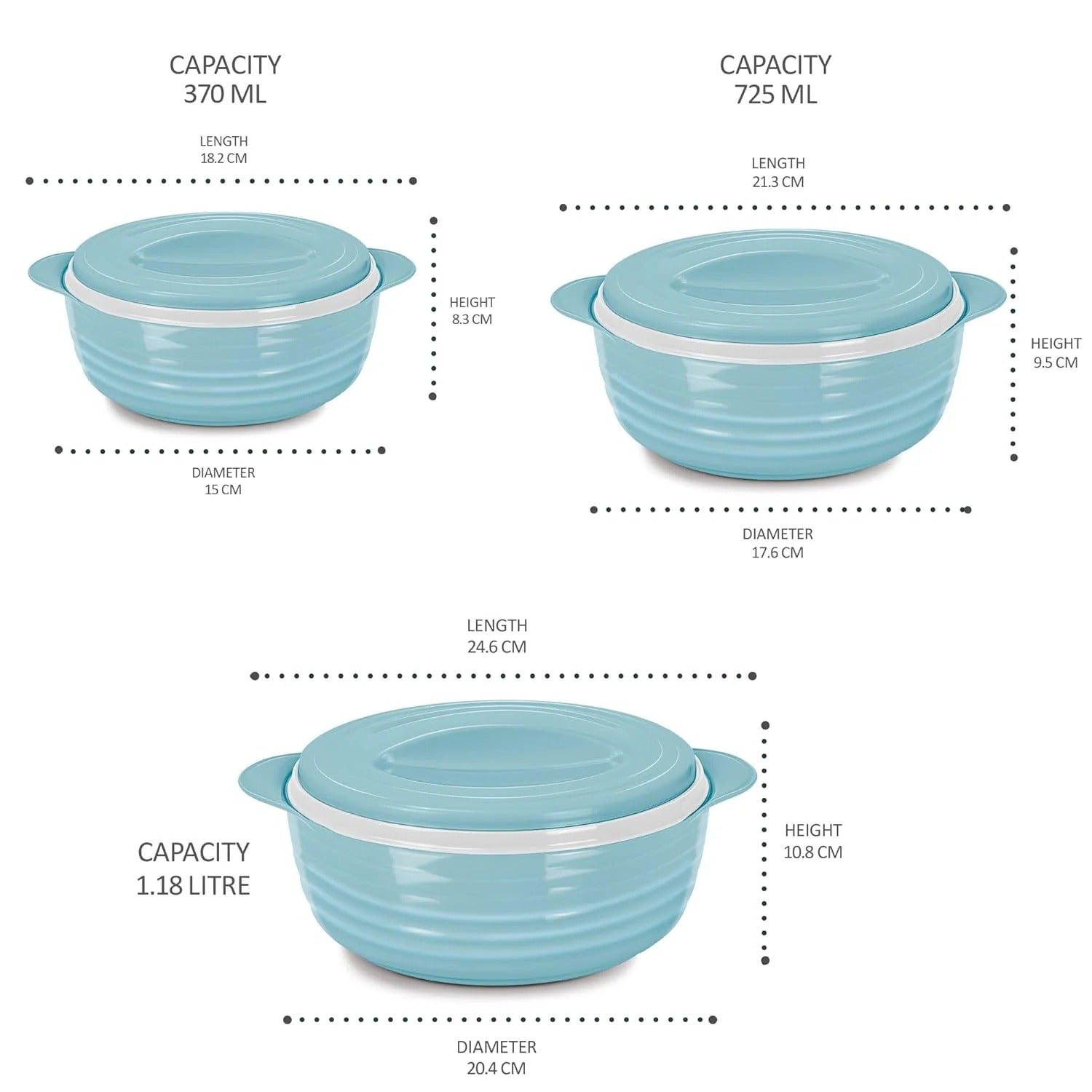 Milton Aspire Insulated Casserole - 1000 ml