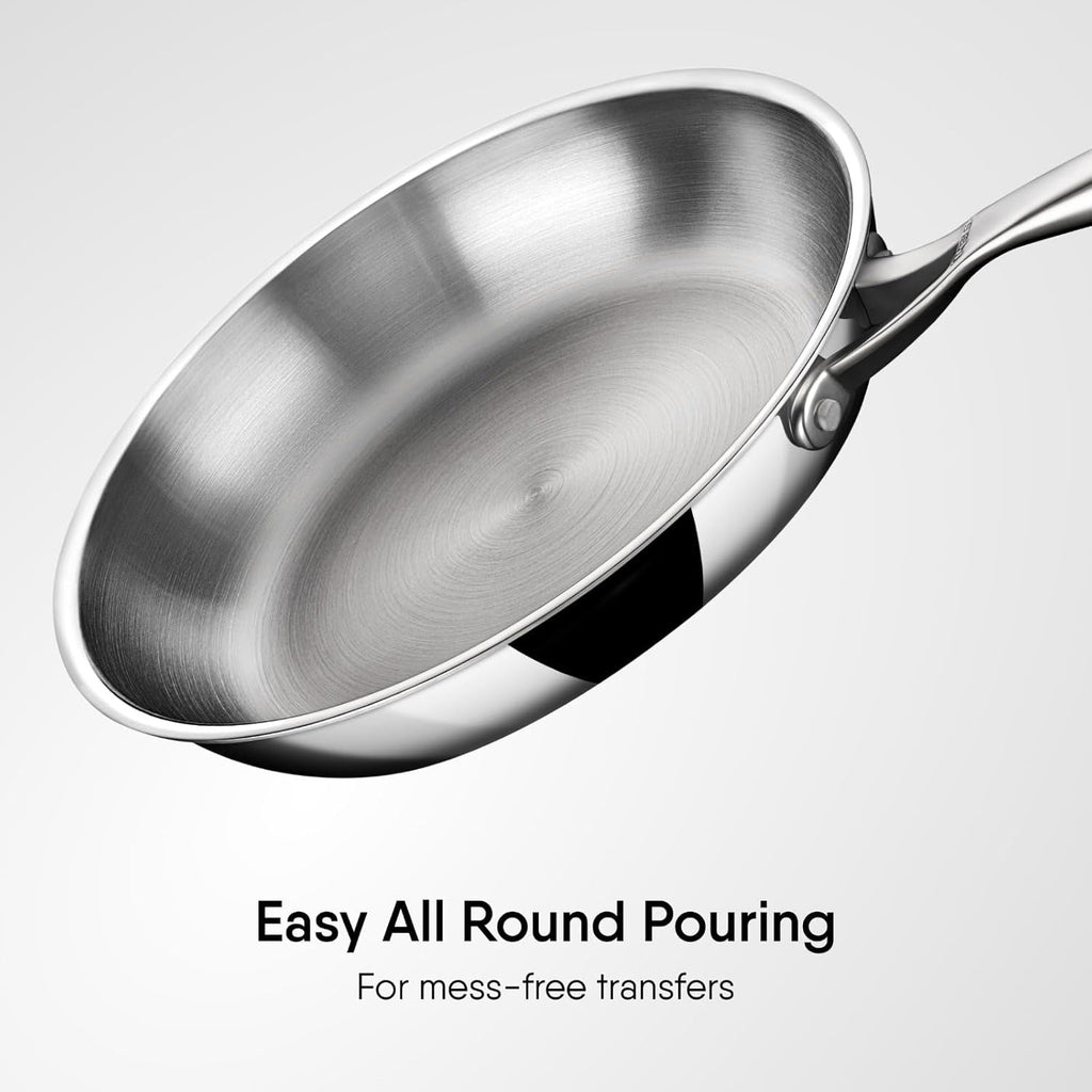 Stahl Artisan Fry Pan 20cm Triply Stainless Steel