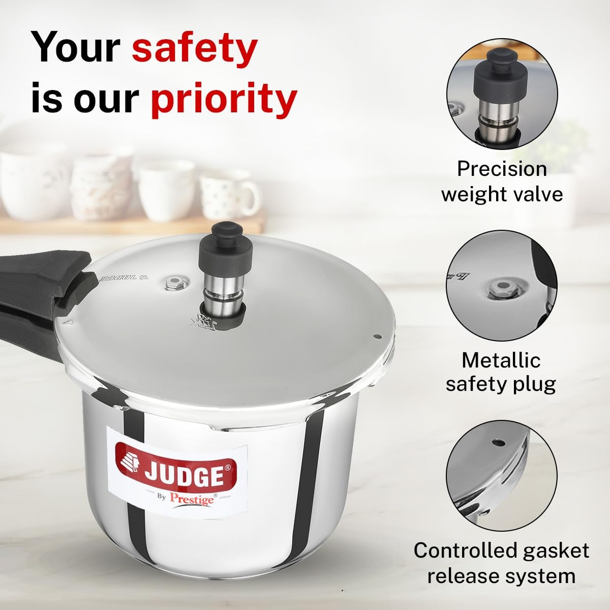 Prestige Judge Ace Stainless Steel Pressure Cooker
