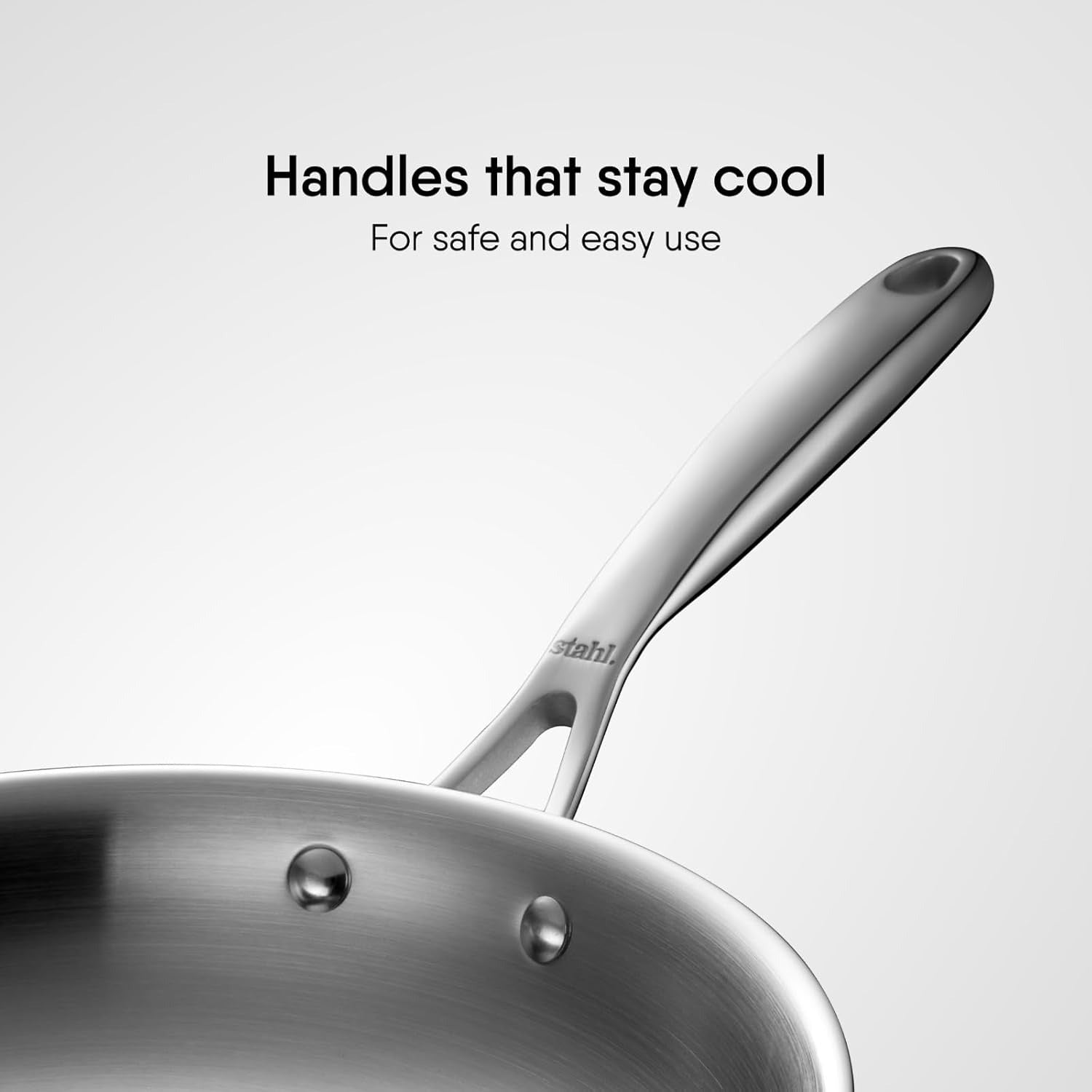 Stahl Artisan Fry Pan 20cm Triply Stainless Steel