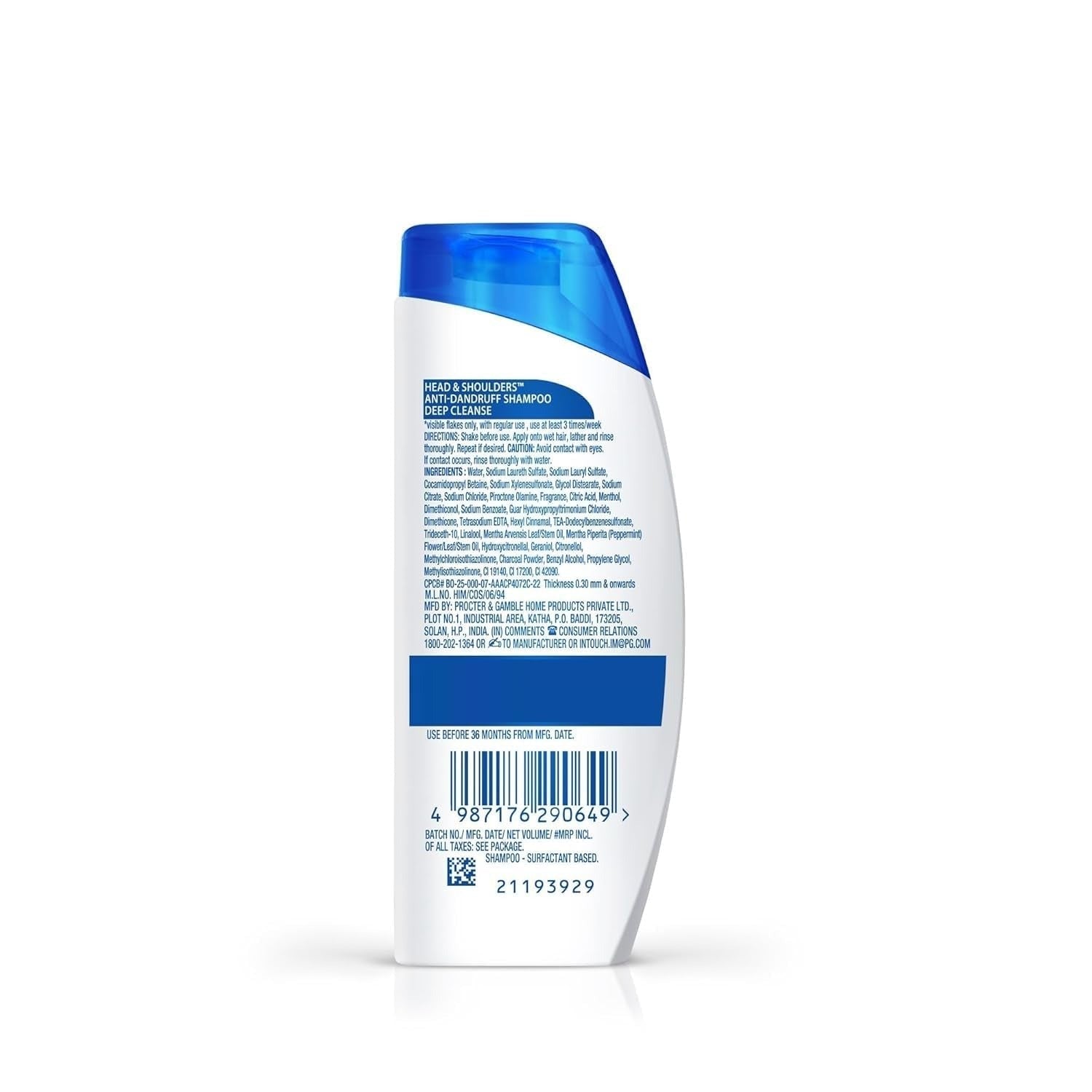 Head & Shoulders Deep Cleanse Anti-Dandruff Shampoo Active Charcoal