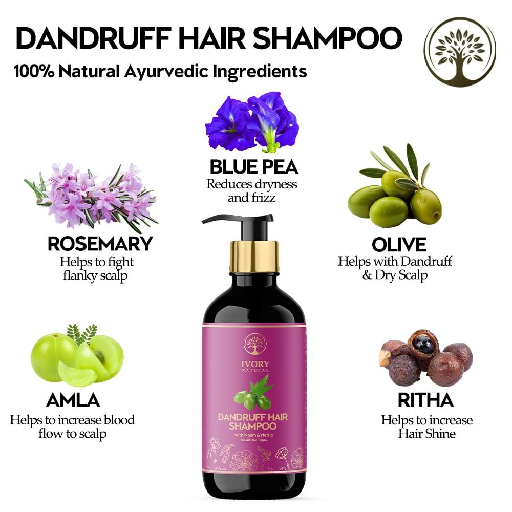 Ivory Natural Dandruff Hair Shampoo - 200 ml