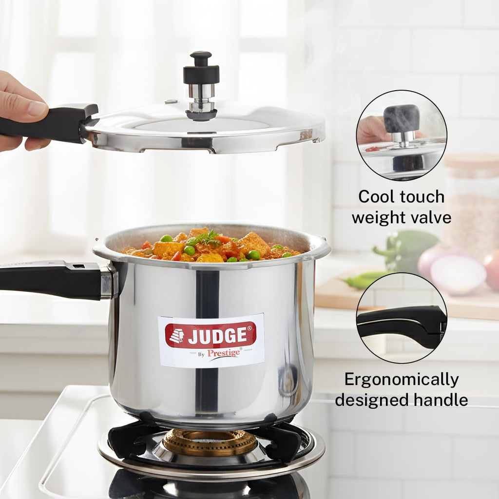 Prestige Judge Ace Stainless Steel Pressure Cooker