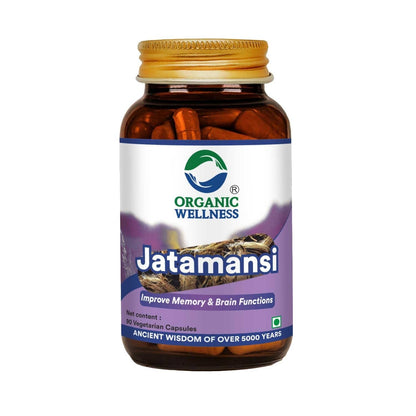 Organic Wellness Jatamansi 90 Vegetarian Capsules