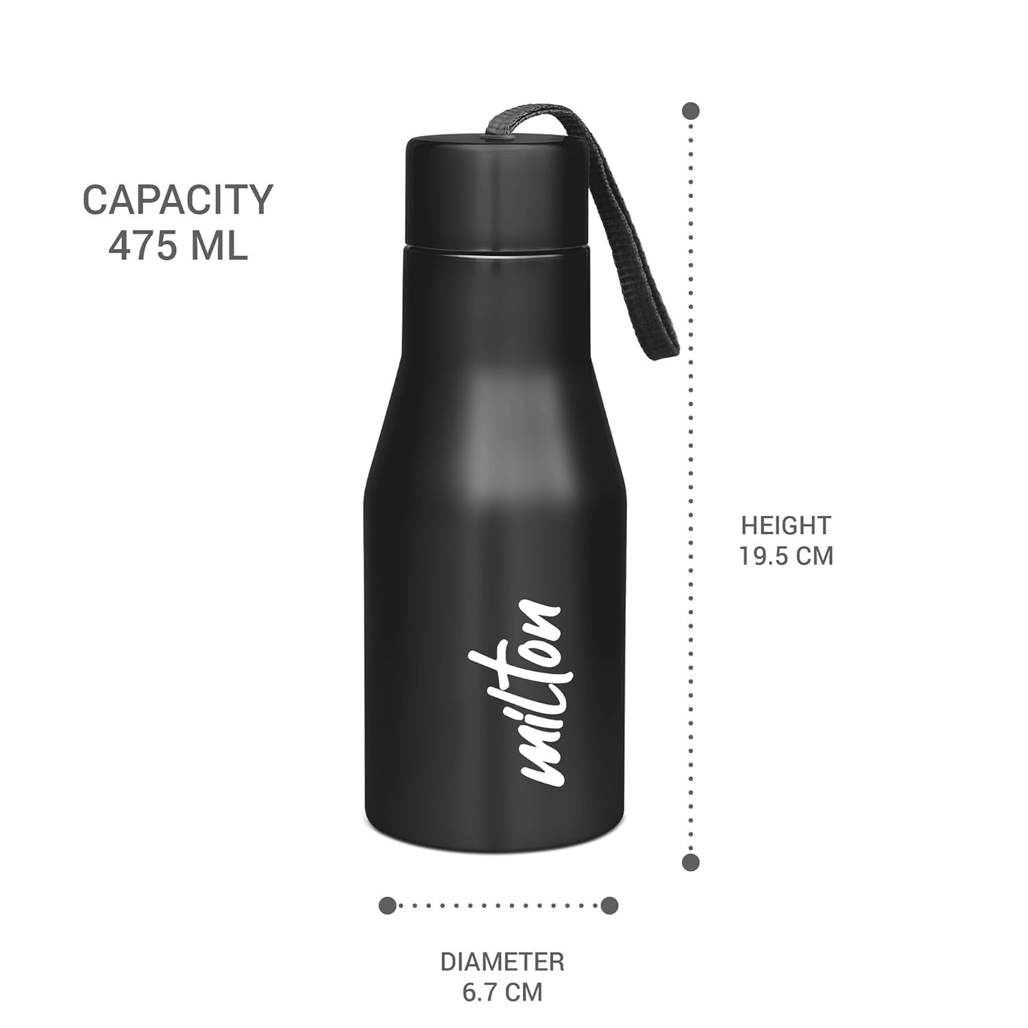 Milton Super 500 Stainless Steel Water Bottle 475ml
