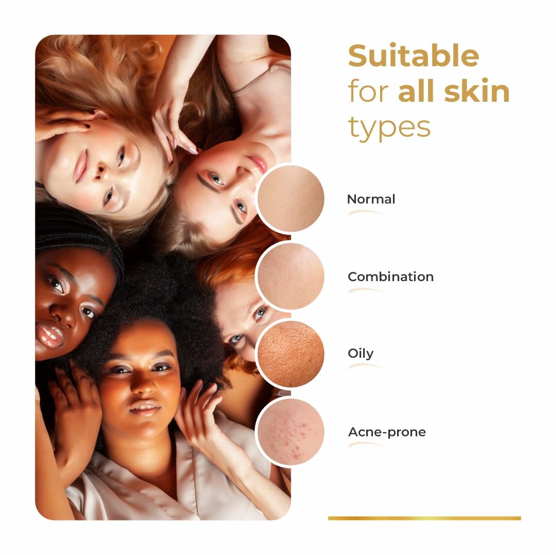 Brinton UV Doux Gold Silicone Sunscreen Gel SPF 50 PA+++, UVA/UVB protection With Vitamin C & E