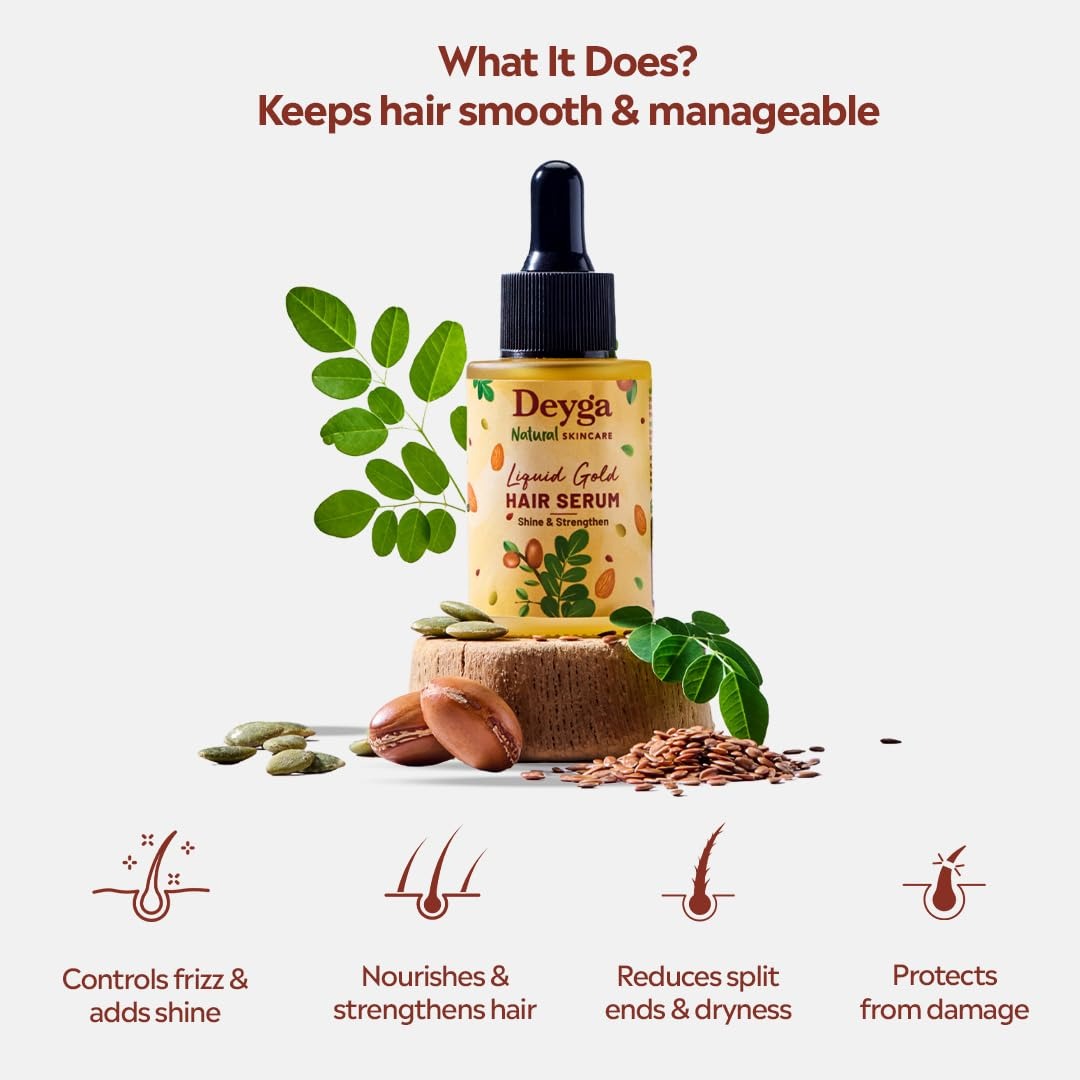 Deyga Liquid Gold Hair Serum - 30 ml