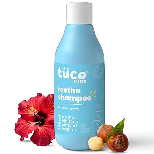 Tuco Kids Mild Shampoo With Soapnut Almond Henna Pomegranate - 300 ml