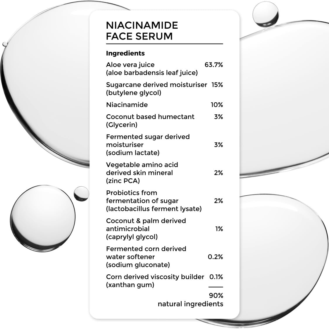 Brillare Natural Niacinamide Face Serum - 30 ml