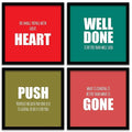 Kotart Do Small Things Motivational Quotes Frames for Wall Decor Set of 4