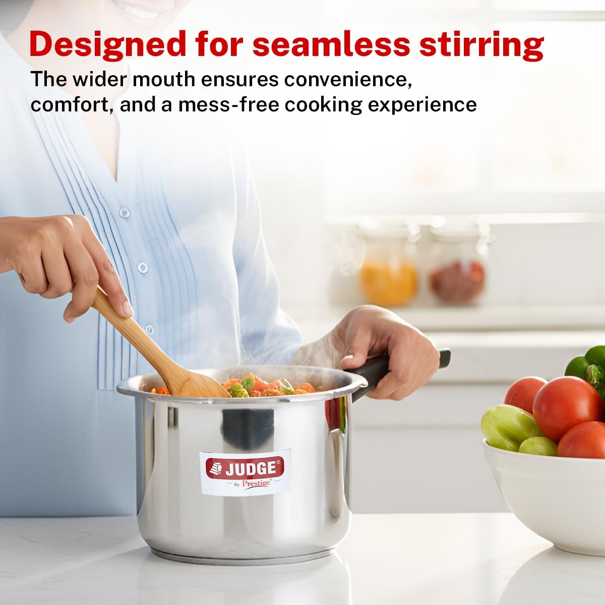 Prestige Judge Ace Stainless Steel Pressure Cooker