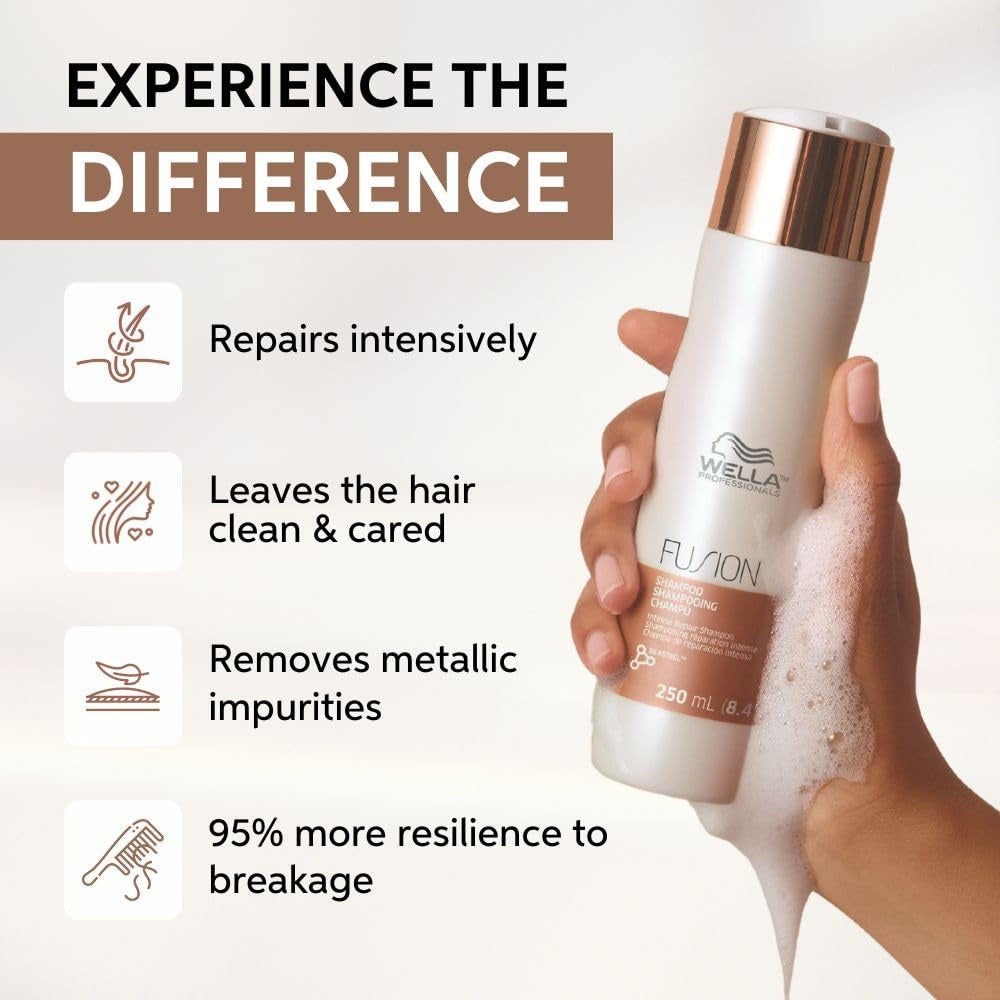 Wella Professionals Fusion Intense Repair Shampoo - 250 ml