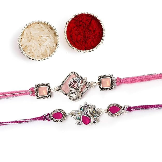The Purple Tree Divine Ganesha Rakhi Set