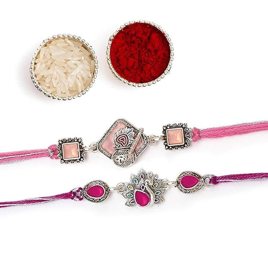 The Purple Tree Divine Ganesha Rakhi Set