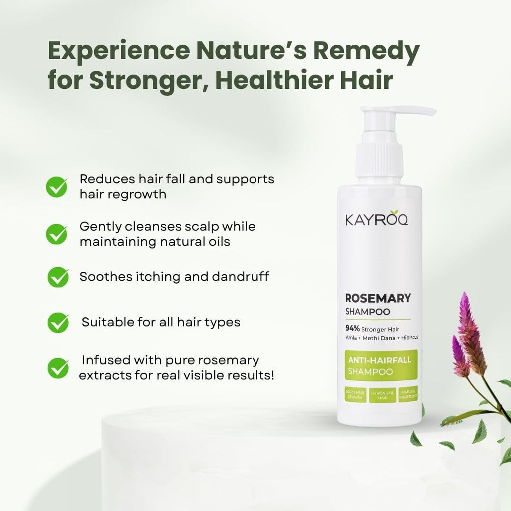 Kayroq Rosemary Shampoo For Men & Women - 200 ML