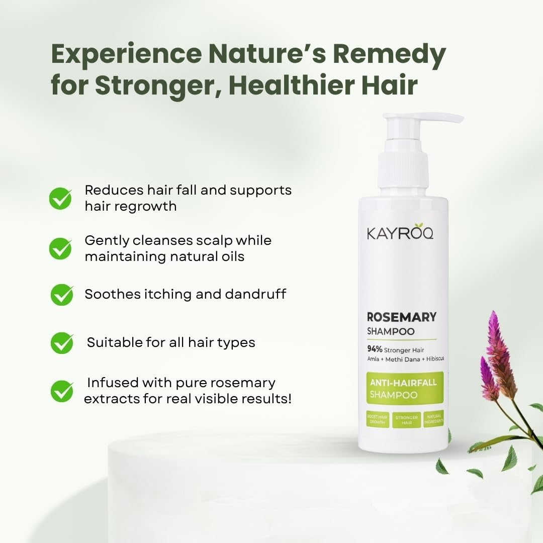 Kayroq Rosemary Shampoo For Men & Women - 200 ML