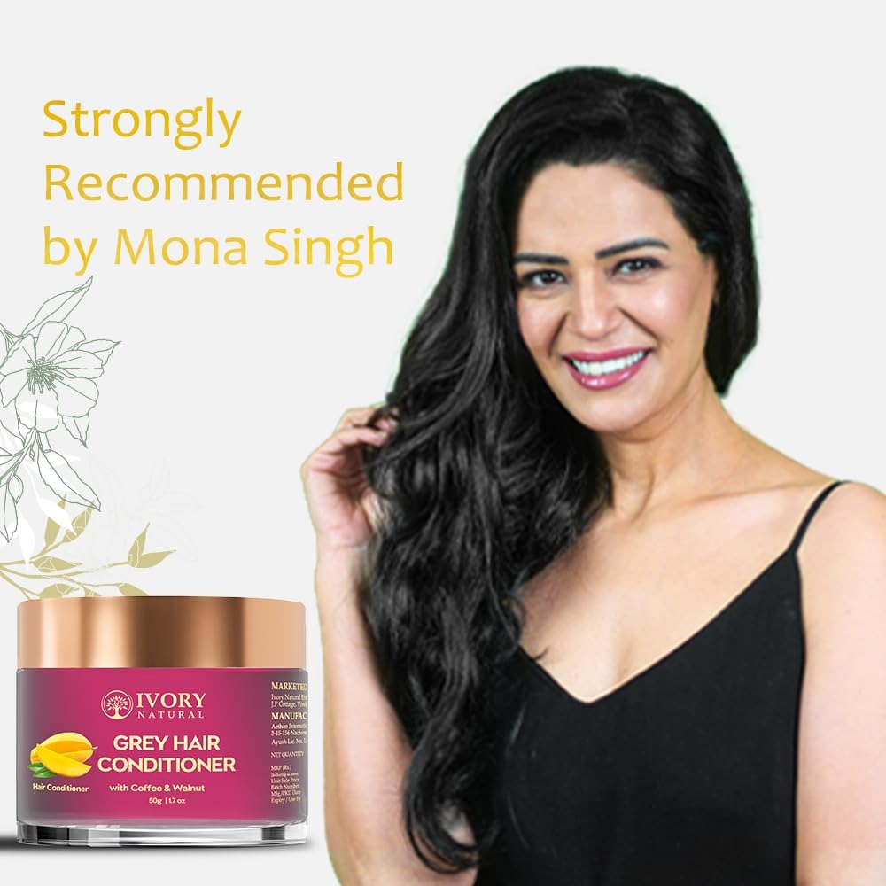 Ivory Natural Grey Hair Conditioner - 50 gms