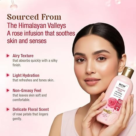 Wow Skin Science Himalayan Rose Body Lotion - 400 ml