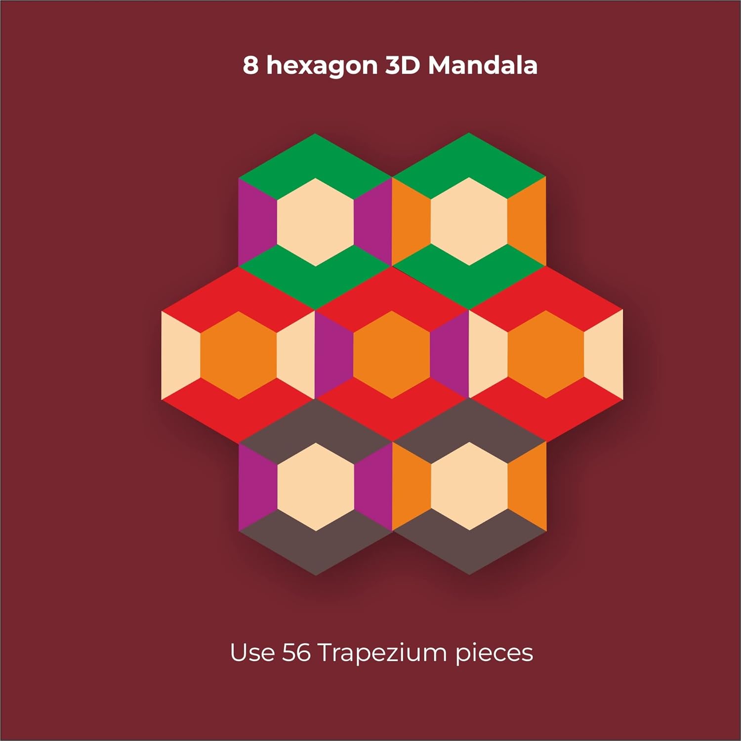 Pelikas Toyz Magnalogix Mandala Art for Beginners, Puzzle Game, Mosaic Art Kit, Gift for Boys Girls 8-12 Years, Magnetic Puzzles Mosaic Mandala
