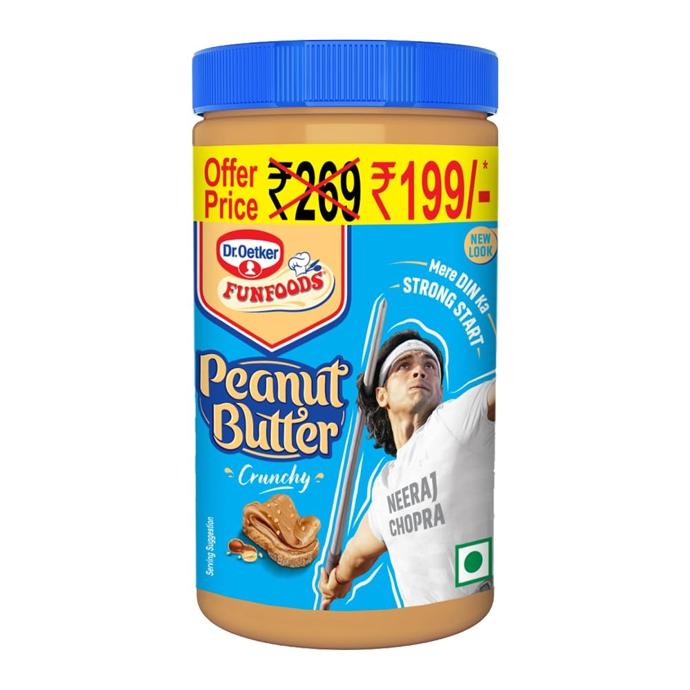 Dr. Oetker FunFoods Peanut Butter Crunchy - 750g