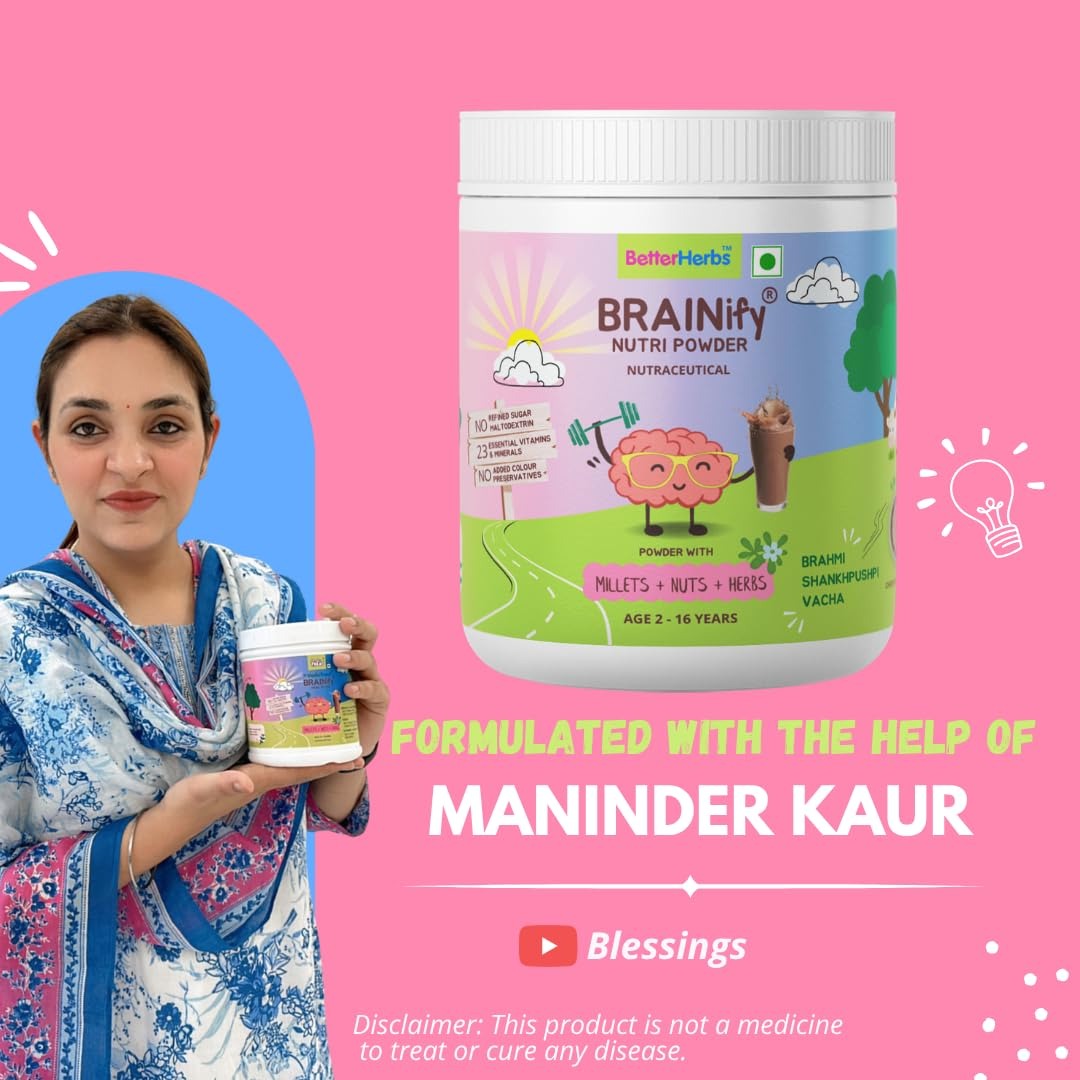 Better Herbs Brainify Nutri Drink Powder Chocolate