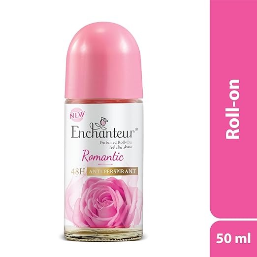 Enchanteur Romantic Roll-On Deodorant for Women - 50 ml