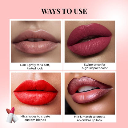Just Herbs Ayurvedic Lipstick Micro-Mini Trial Kit