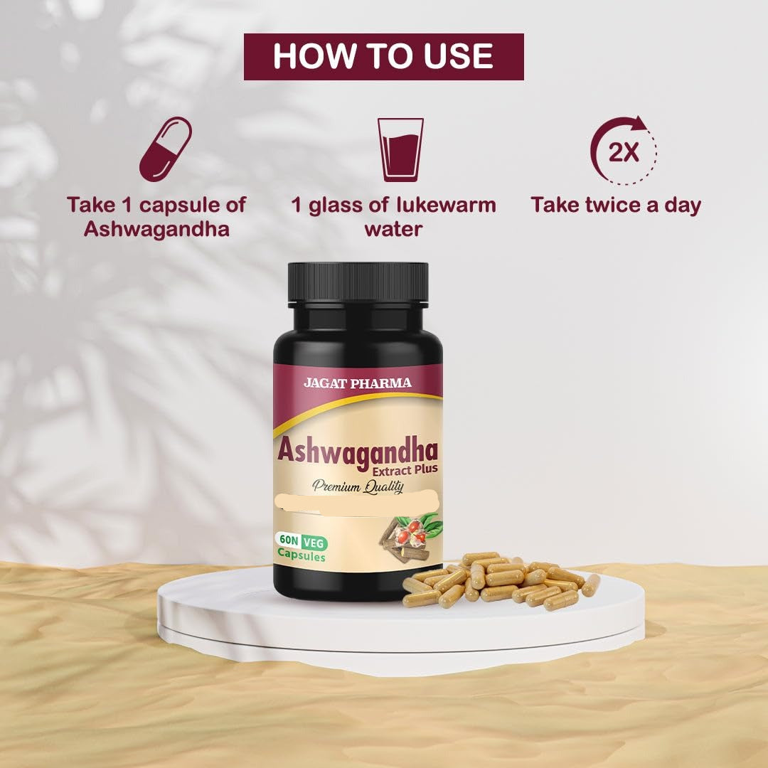 Jagat Pharma Ashwagandha - 60 Tabs