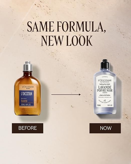 L'Occitane Lavande Poiver Noir Shower Gel - 250 ml