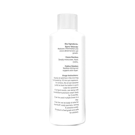 Vedicderm Oleander's Oil for Psoriasis, Eczema, Atopic Dermatitis - 200 ml