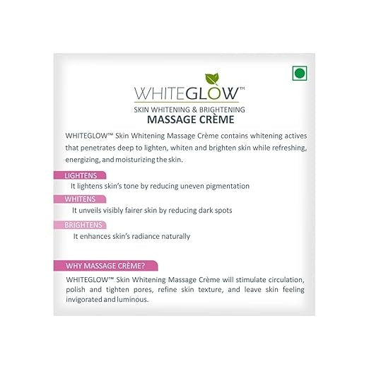 Lotus Herbals Whiteglow Skin Whitening And Brightening Massage Creme - 60 gms
