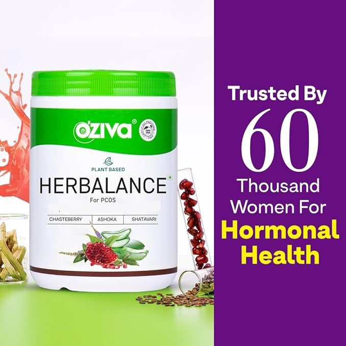 OZiva Plant Based Herbalance Powder - 200 gms