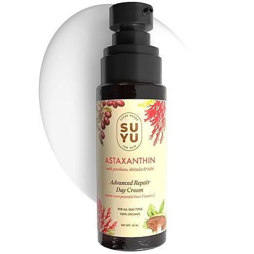 Suyu Astaxanthin + Tulsi Face Cream for Glowing Skin - 50 ml