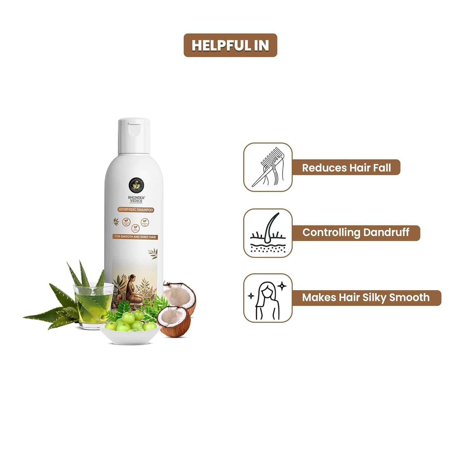 Bhumika Vedics Ayurvedic Shampoo - 200 ml