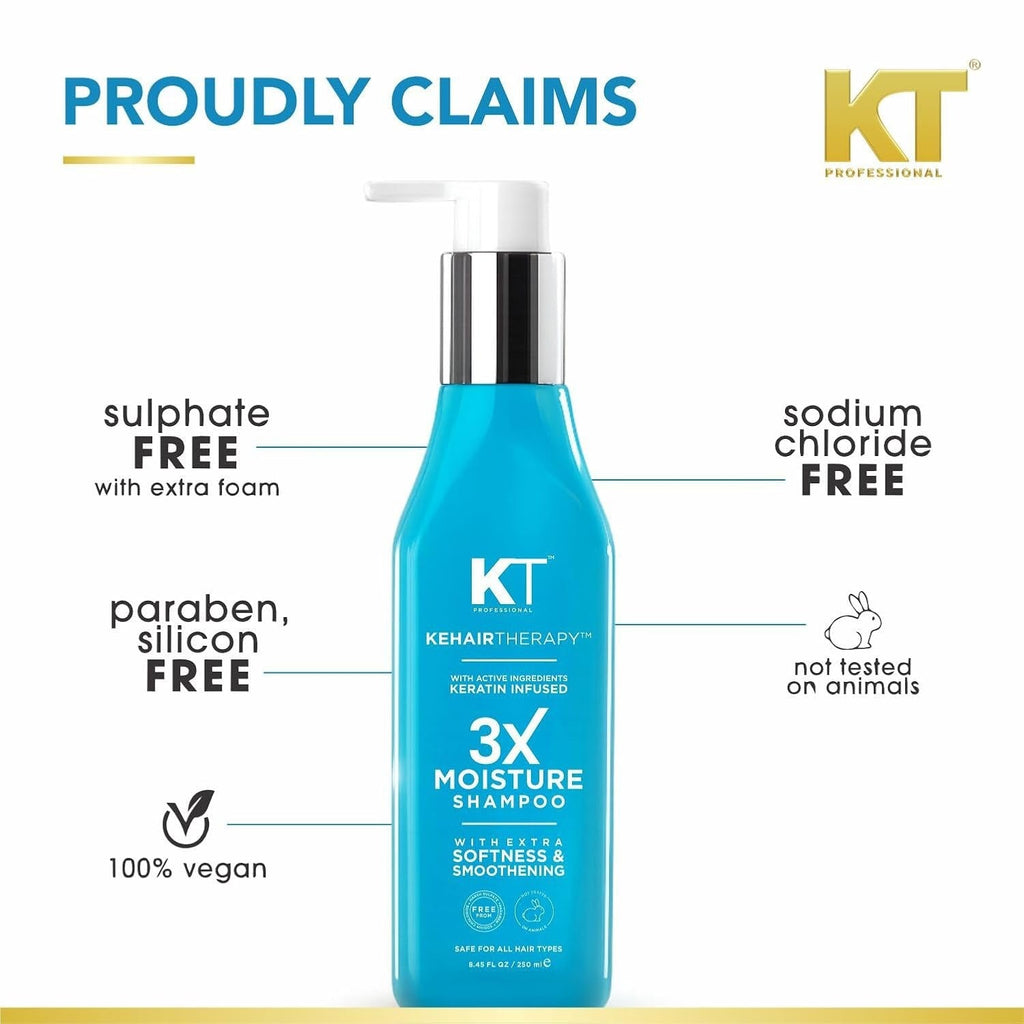 KT Professional 3X Moisture Shampoo - 250 ml