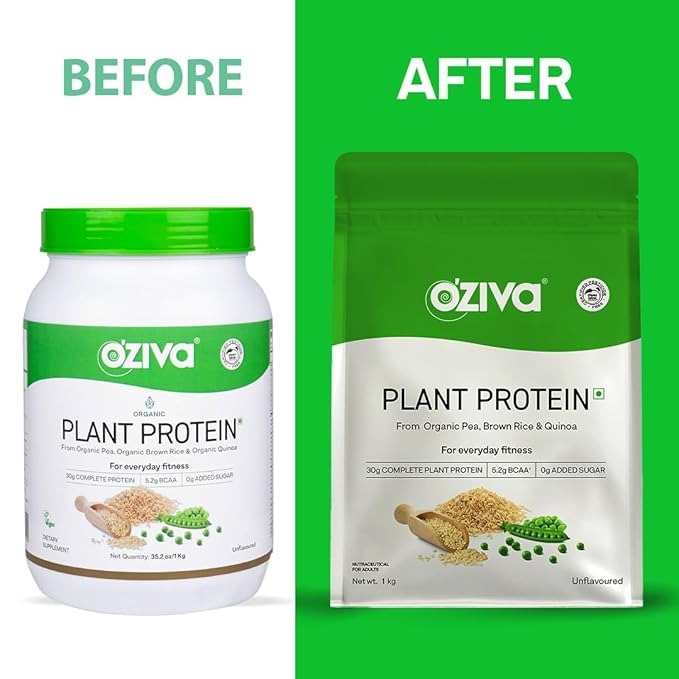 Oziva Organic Plant Protein for Everyday Fitness